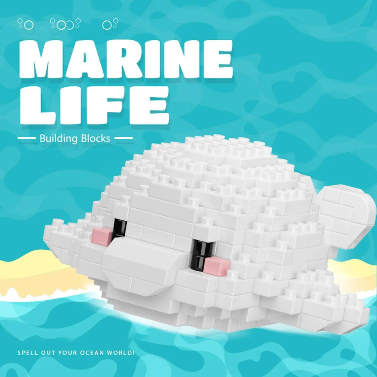 Cute Animal Design Building Blocks, Mini Creative Educational Block Toy for Boys & Girls, Building Block Models