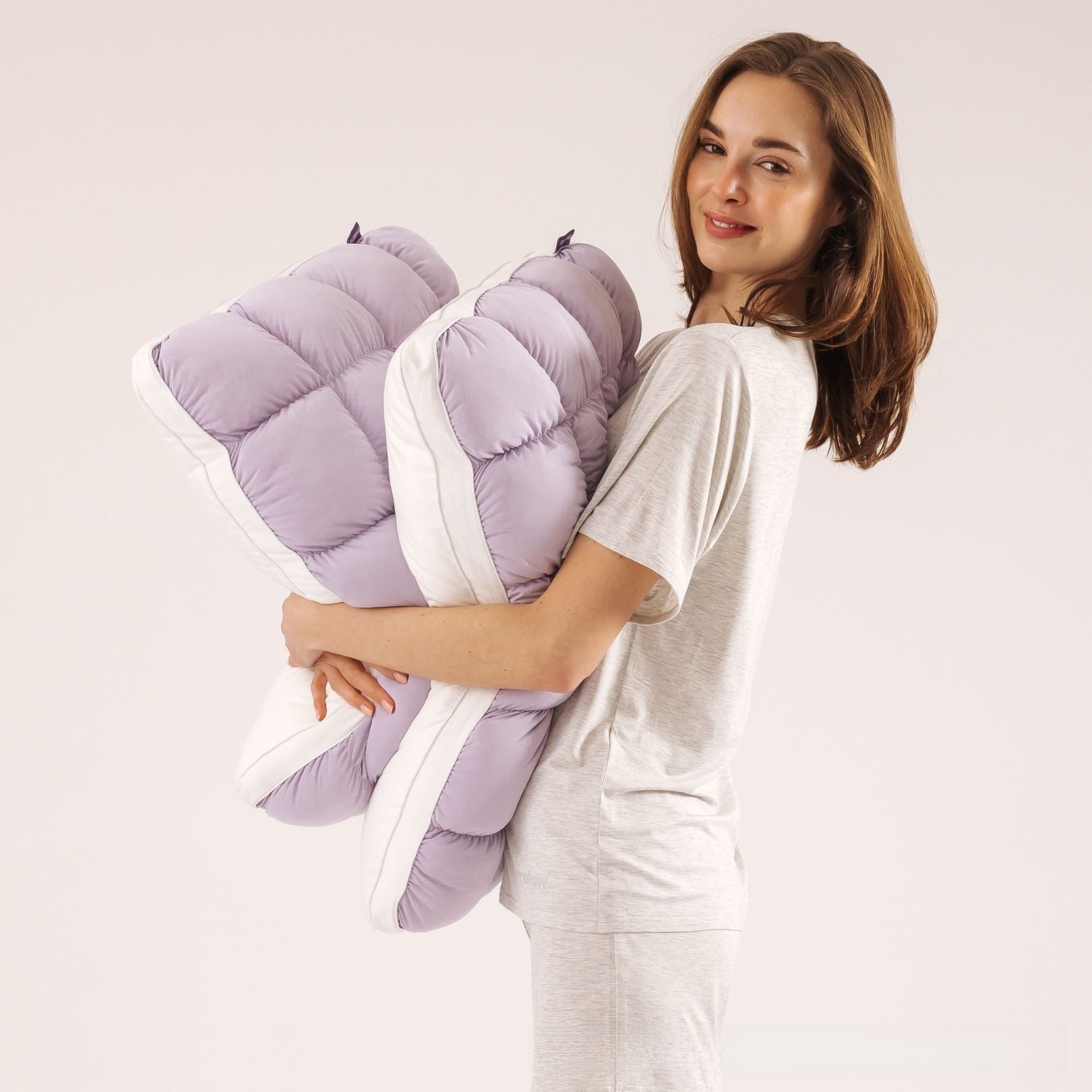 Cloud-shaped Puff Pillow, Pineapple-shaped Pillow, Home-use Single-person High-resilience Fluffy Pillow Core, Cervical-support Pillow