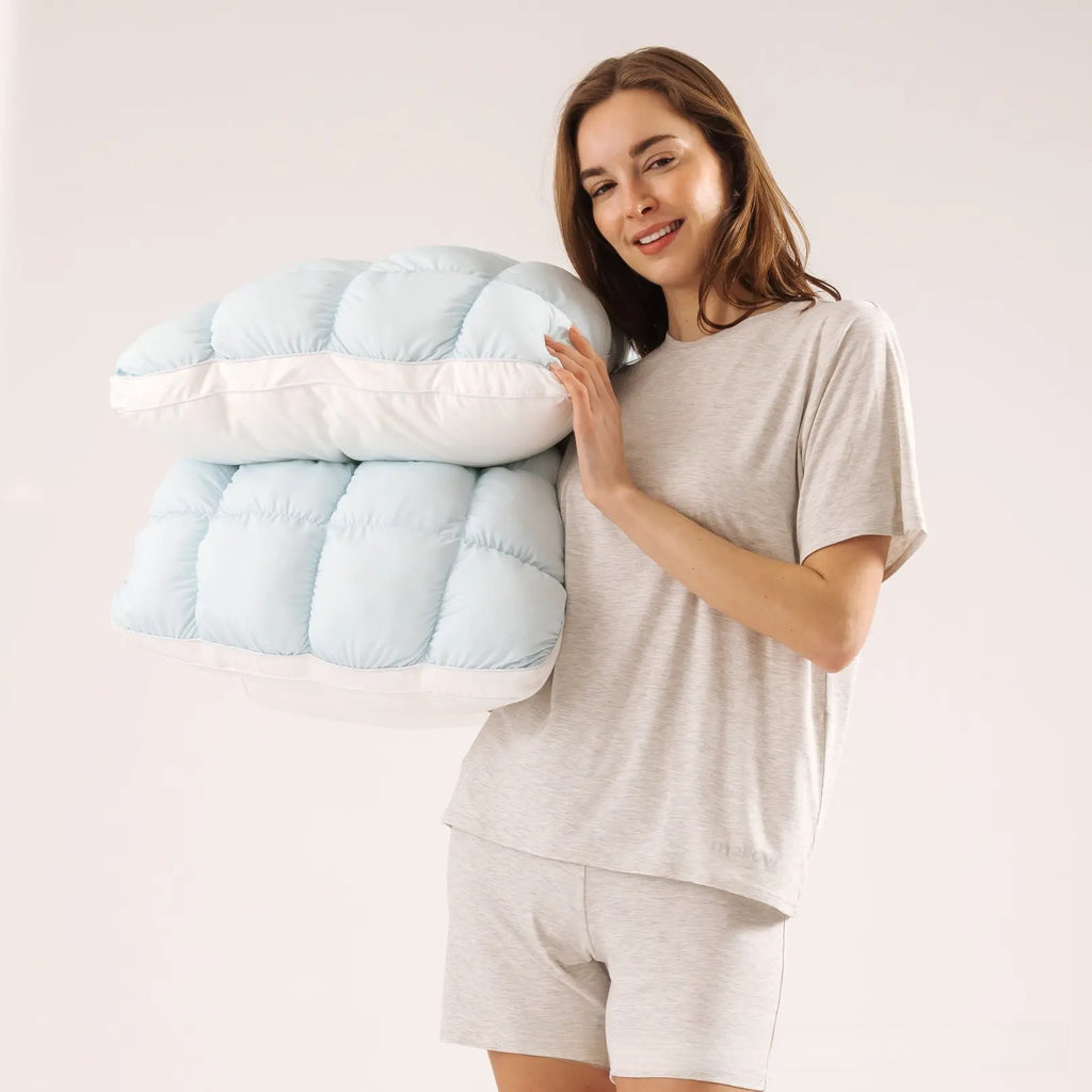 Cloud-shaped Puff Pillow, Pineapple-shaped Pillow, Home-use Single-person High-resilience Fluffy Pillow Core, Cervical-support Pillow